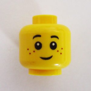 Dual Sided Head - Sad & Happy Face w/ Freckles