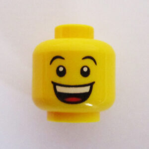 Dual Sided Head - Giant Grin w/ Teeth & Tongue Showing