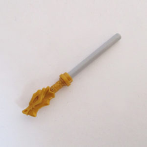 Lightsaber – Light Grey w/ Gold Dragon Hilt