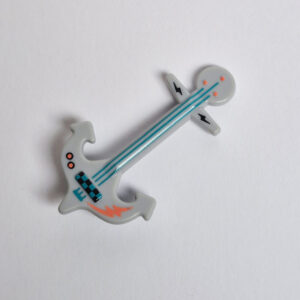 Electric Guitar w/ Anchor Shape - Light Grey