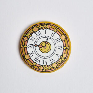 Ornate Clock - Gold