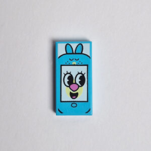 Cellphone - Light Azure Blue w/ Cute Character
