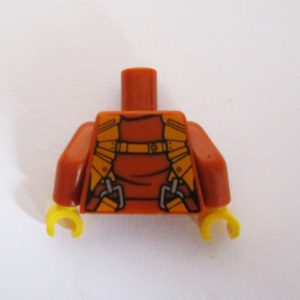 Dark Orange Jumpsuit w/ Orange Harnesses 2 Dark Orange Jumpsuit w/ Orange Harnesses