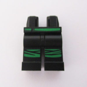 Black w/ Green Belt & Knee Straps