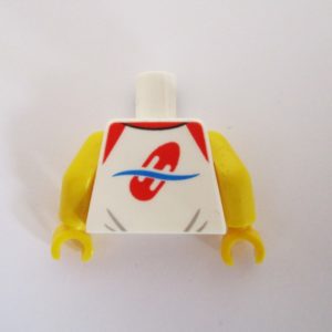 White Polo Shirt w/ Whistle & Life Preserver