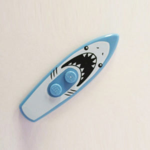 Surfboard - Blue w/ Shark Graphic
