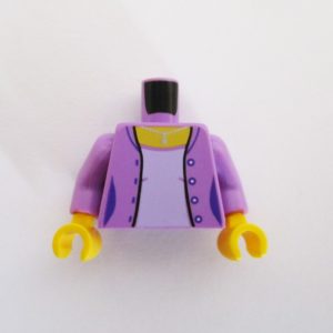 Lavender w/ Buttons & Necklace