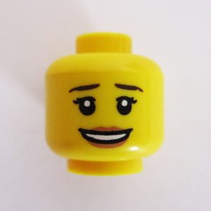 Dual Sided Head - Peach Lips & Confused Expression