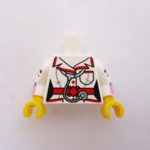 White w/ Red Trim & Stethoscope