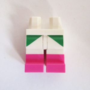 White w/ Green Accents & Pink Boots