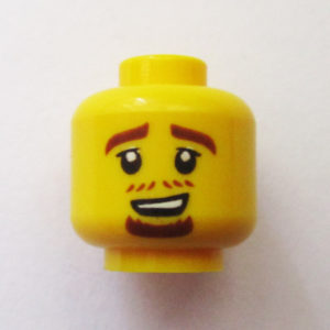 Dotted Mustache w/ Goatee & Slanted Grin
