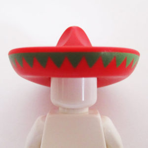Sombrero - Red w/ Green Design