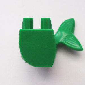 Green Curvy Mermaid Tail ( Not compatible with Plexi Stands )