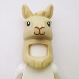Llama Mask - Light Tan
