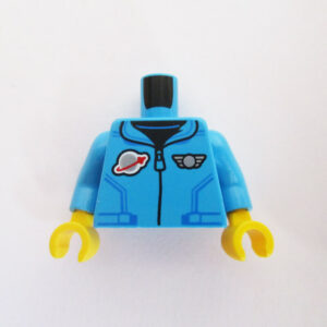 Azure Blue w/ Wings Badge & Space Icon
