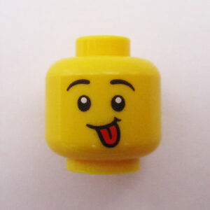 Dual Sided Head - Cheeky Grin w/ Tongue Out
