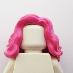 Long & Wavy w/ Side Parting - Pink
