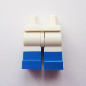 White w/ Blue Bottoms