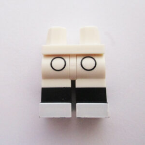 White w/ Black Bottoms & Black Circular Symbols