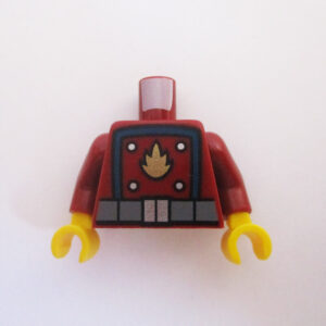 Dark Red w/ Belt & Flame Graphic