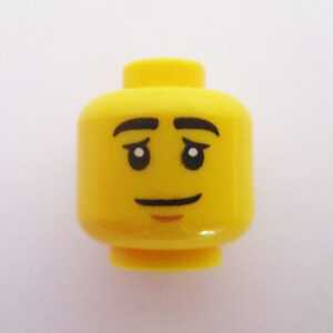 Dual Sided Head - Slanted Smirk w/ Chin Dimple