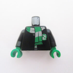 Black Robe w/ Green Scarf & Shield
