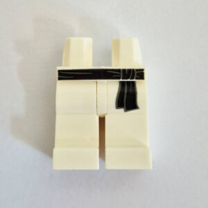 White w/ Black Sash