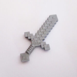 Pixel Sword, Minecraft - Silver