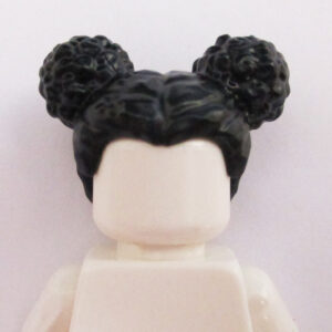 Centre Parting w/ Coil Texture & 2 Buns