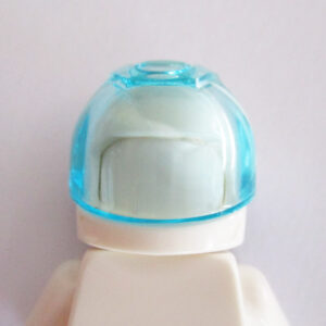 Space Helm - White & Black w/ Trans Blue Visor