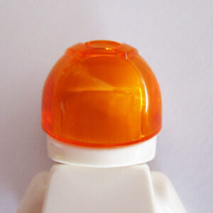Space Helm - White & Black w/ Trans Orange Visor