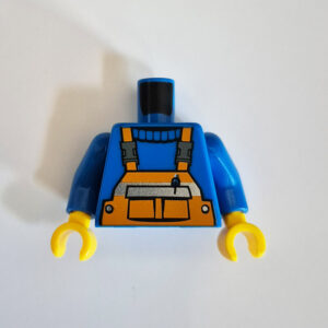 Blue w/ Orange Overalls