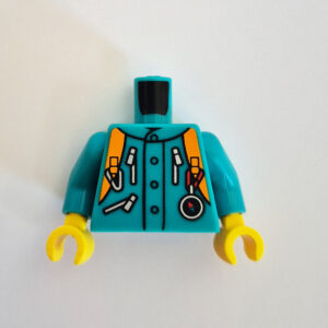 Dark Turquoise w/ Pockets, Compass & Orange Backpack