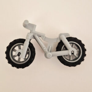 Mountain Bike - Light Grey w/ Silver Wheels