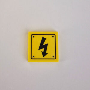 Yellow Tile w/ Electric Graphic