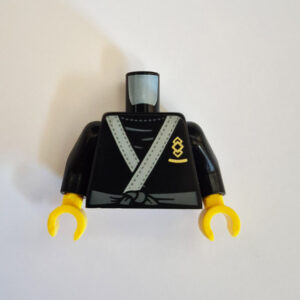 Black Karate Uniform w/ Gold Tiger on Back