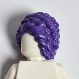 Braids Swept To 1 Side - Purple