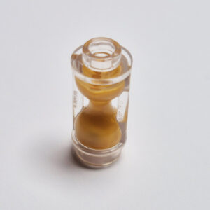 Hour Glass - Transparent w/ Gold