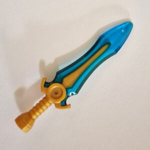 Sword - Trans Blue w/ Gold Hilt