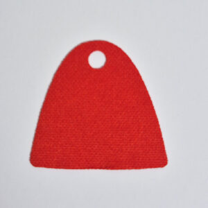 Red, Single Hole - Stretchable Fabric