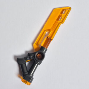 Sword - Trans Orange w/ Triangular Pearl Grey Hilt