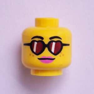Pink Lips w/ Heart Shaped Glasses