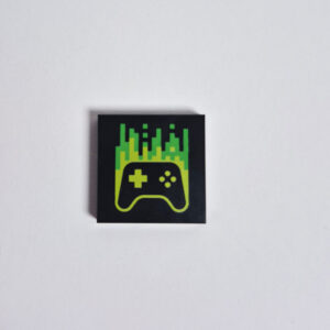 Black Tile w/ Green Game Controller