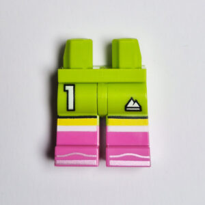 Lime Green Shorts w/ '1' & Pink Boots