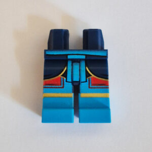 Azure Blue w/ Dark Blue & Red Accents