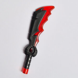 Jagged Sword - Pearl Grey w/ Trans Red
