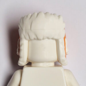 Ushanka Cap - Orange w/ White