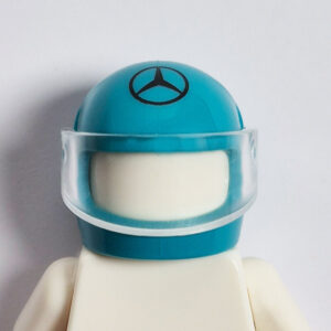 Standard Helm w/ ‘Mercedes Logo’ – Turquoise