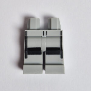 Light Grey w/ Black Stripe & Black Piping