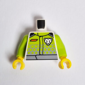 Lime Green Racing Suit w/ Tiger Icon